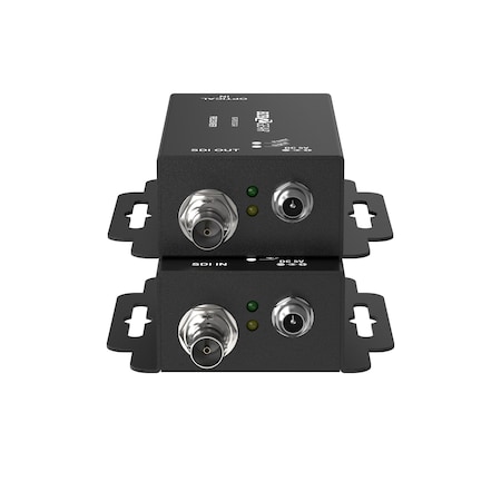 Bzbgear 4K UHD 12G SDI over Single mode SFP-type Fiber Optic Extender No SFP, Supports 12G/6G/3G/HD/SD-SDI BG-FES12G